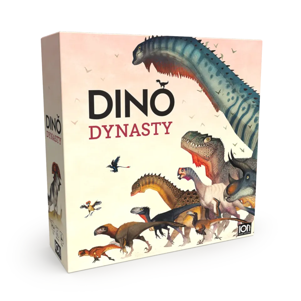 ION Dino Dynasty jeu de société dinosaures retail