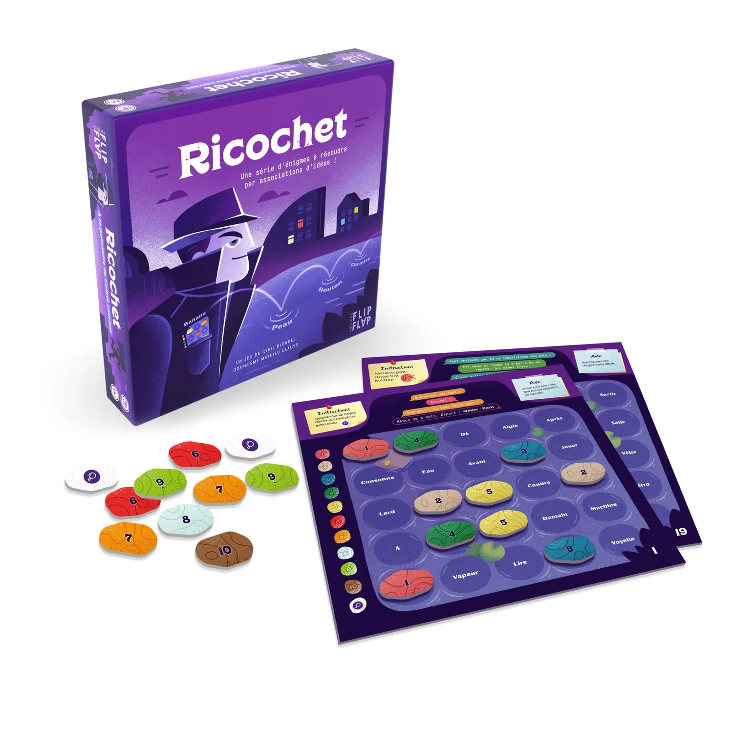 Flip Flap Editions Ricochet 1 A la poursuite du comte courant jeu mots