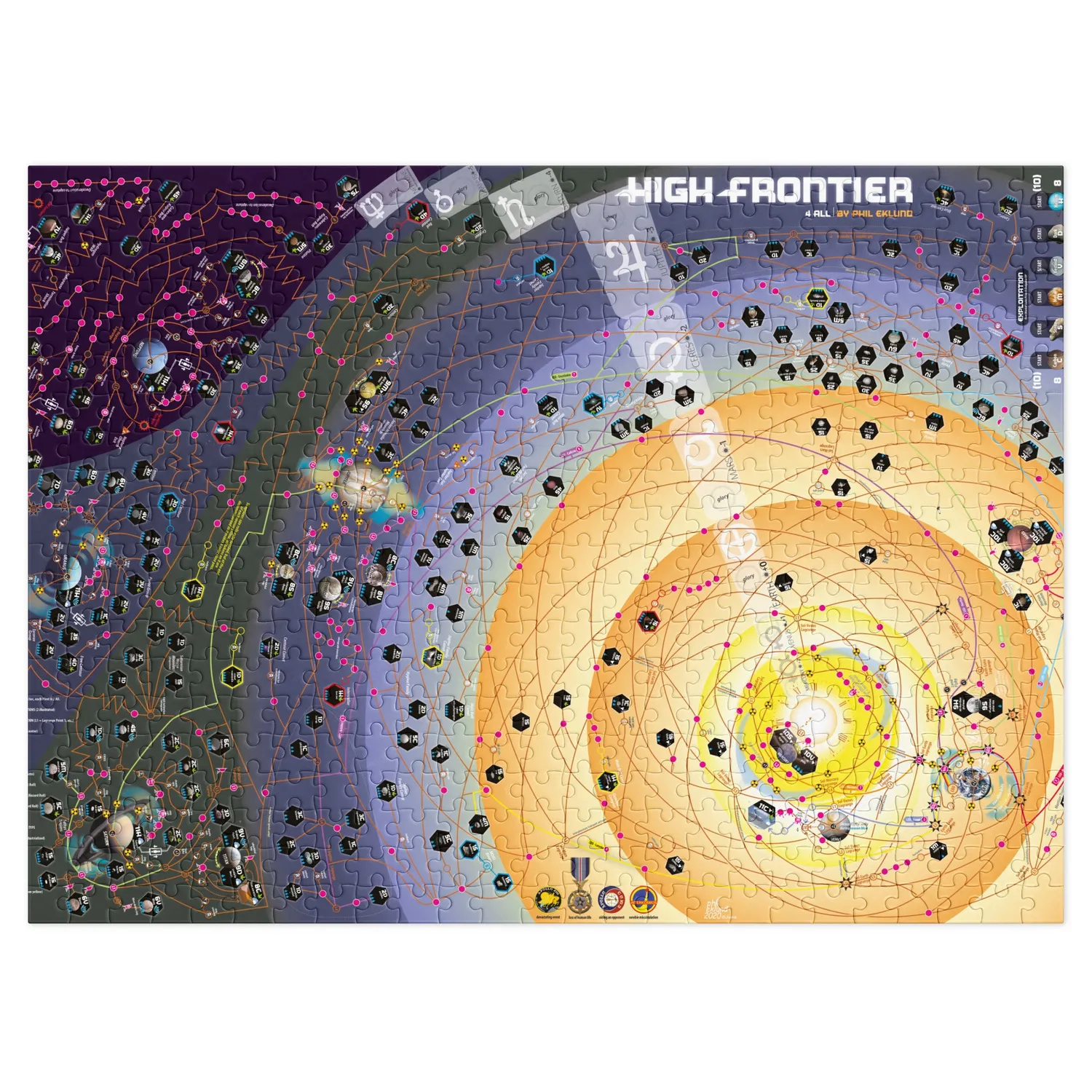 ION High Frontier 4 All puzzle 500 pièces boîte métal
