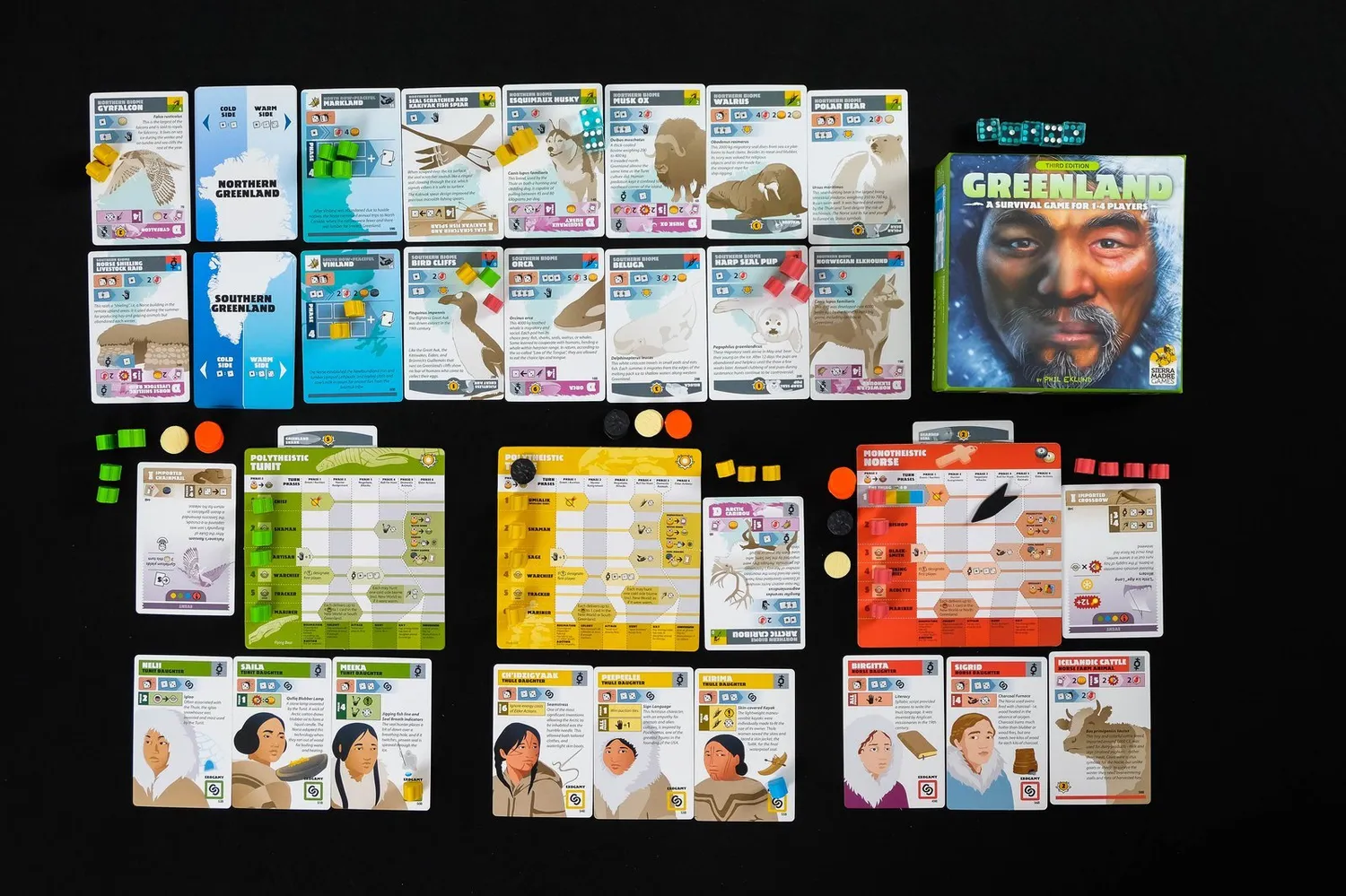 ION Game Design Greenland jeu de société 3e édition solo