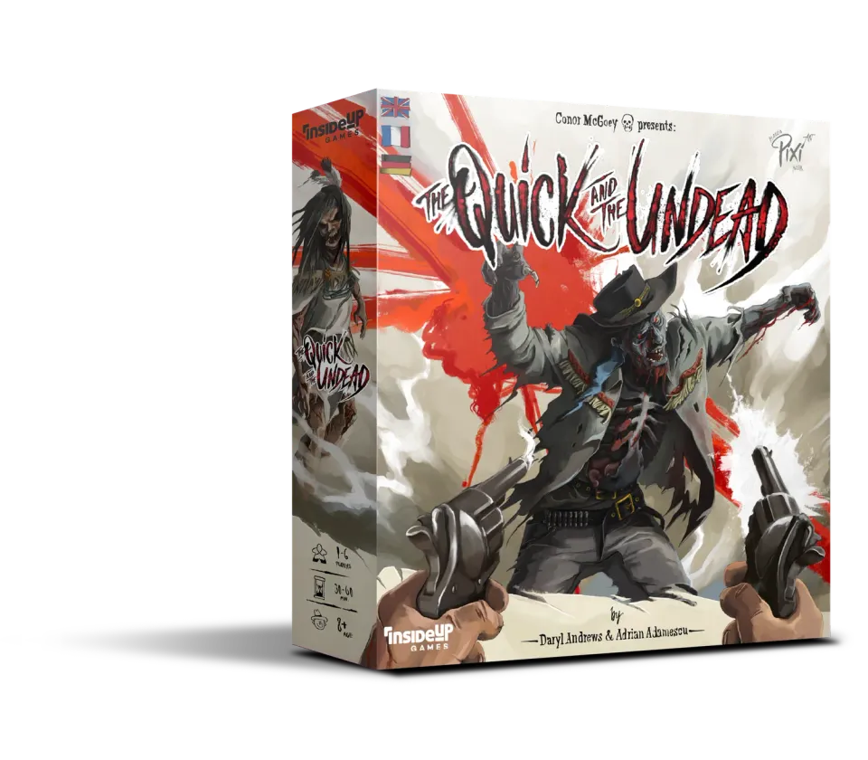 Inside Up Games The Quick and the Undead jeu de société western