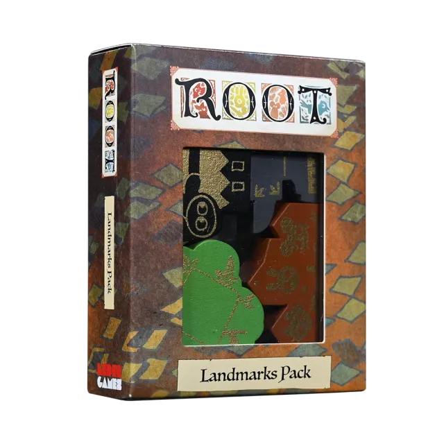 Leder Games Root Landmarks Pack extension 4 figurines bois