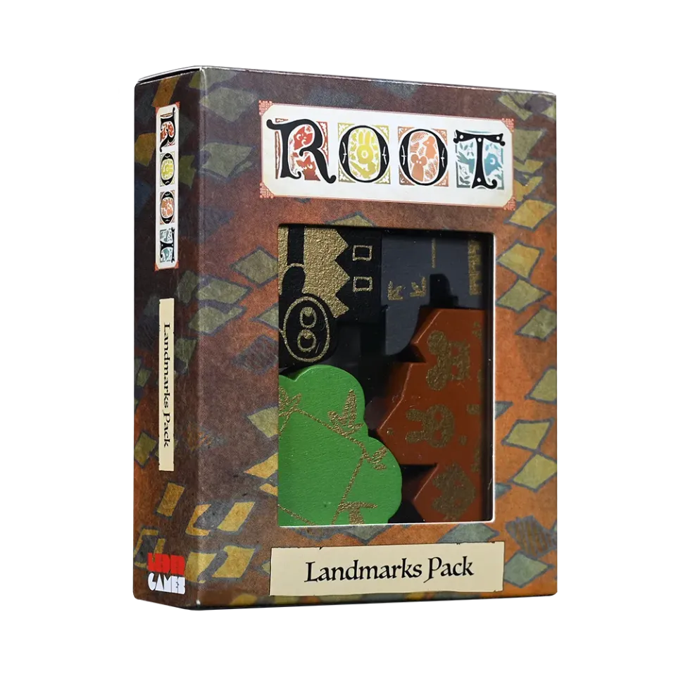 Leder Games Root Landmarks Pack extension 4 figurines bois