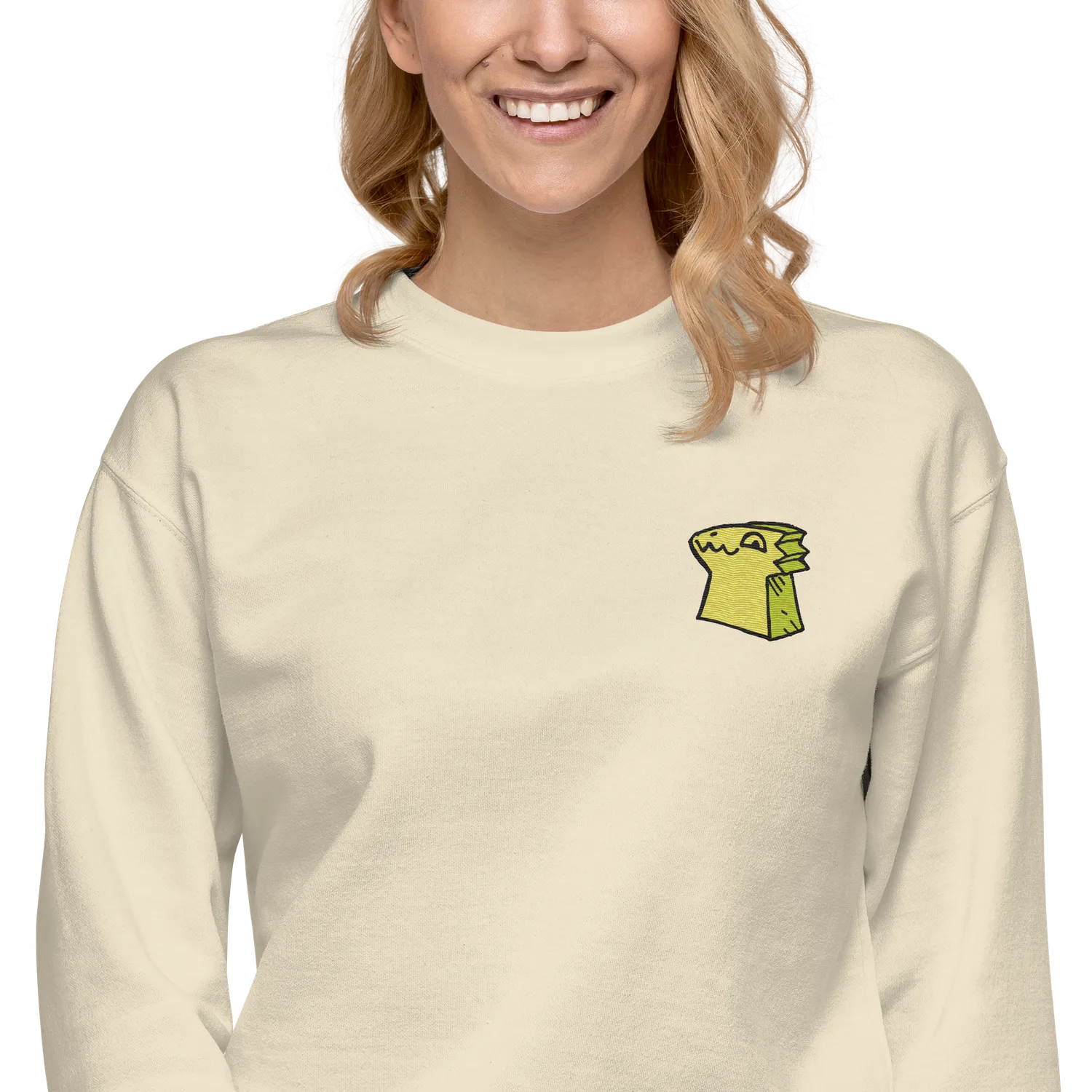 Leder Games Root Lizard Cult Meeple sweat bleu marine S brodé