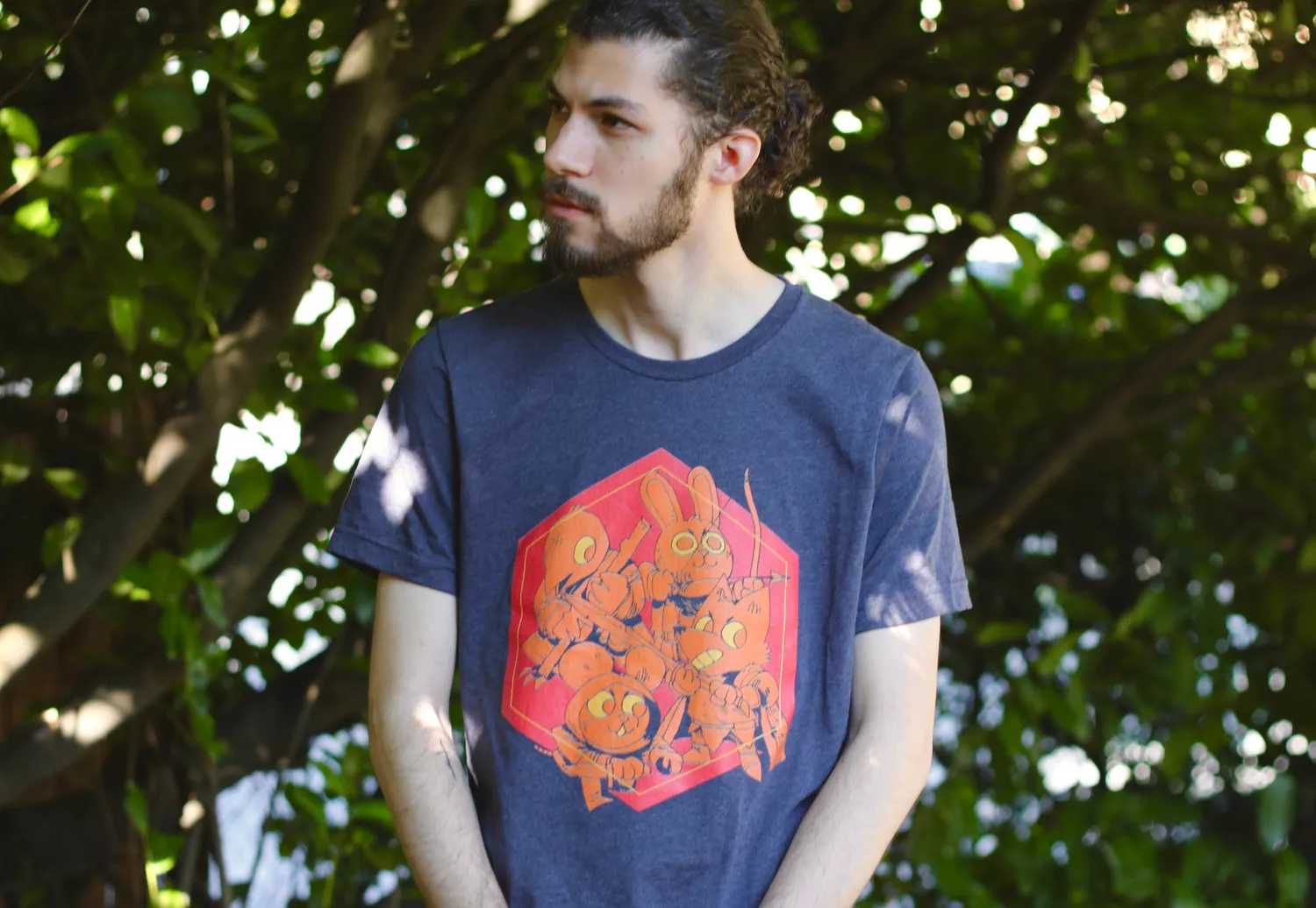 Leder Games Root Woodland Alliance t-shirt bleu marine