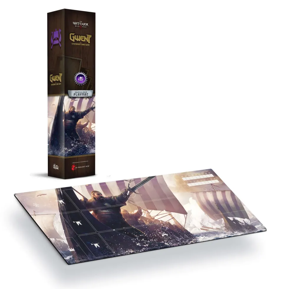 Gwent Skellige Playmat tapis de jeu 1P 29x73 officiel