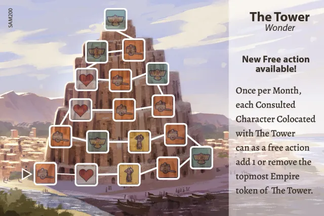 ION Game Design Sammu-ramat Dice Tower pack promo retail