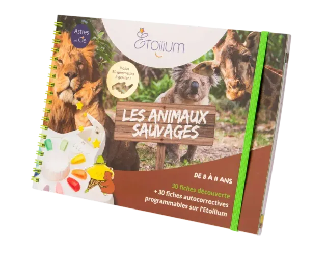 Etoilium Les animaux sauvages livret jeu