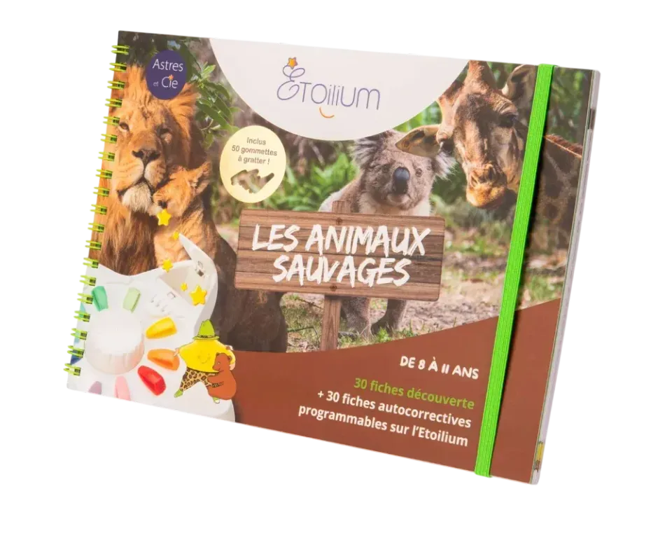 Etoilium Les animaux sauvages livret jeu
