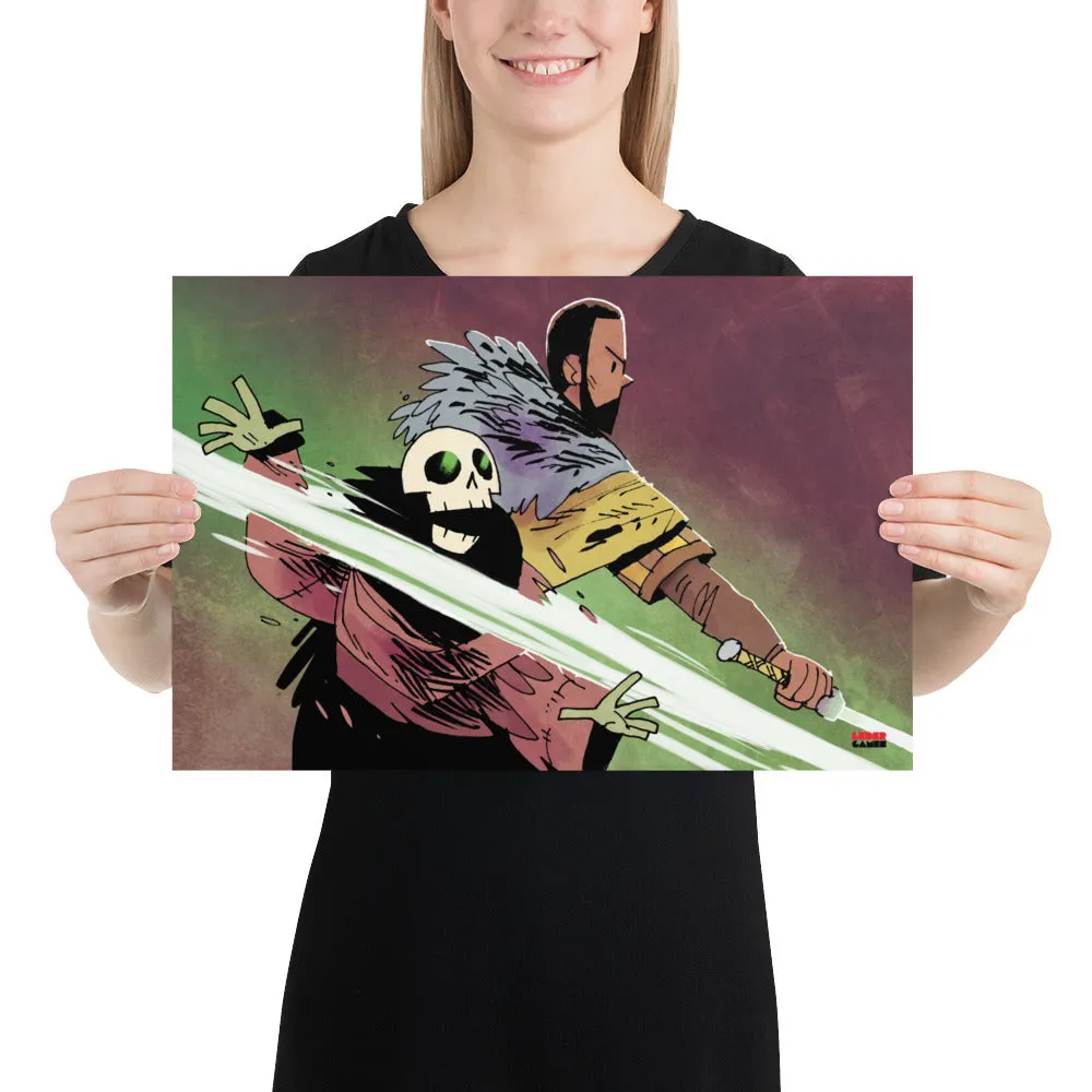 Leder Games Vast Distain affiche art print Paladin 8x10