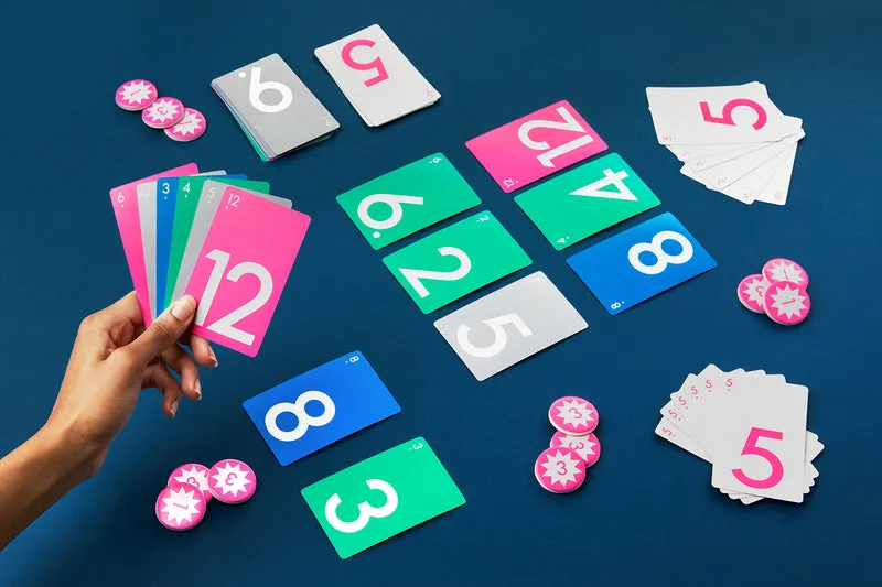 CMYK Fives jeu de cartes 10 boites tendu 3-4 joueurs