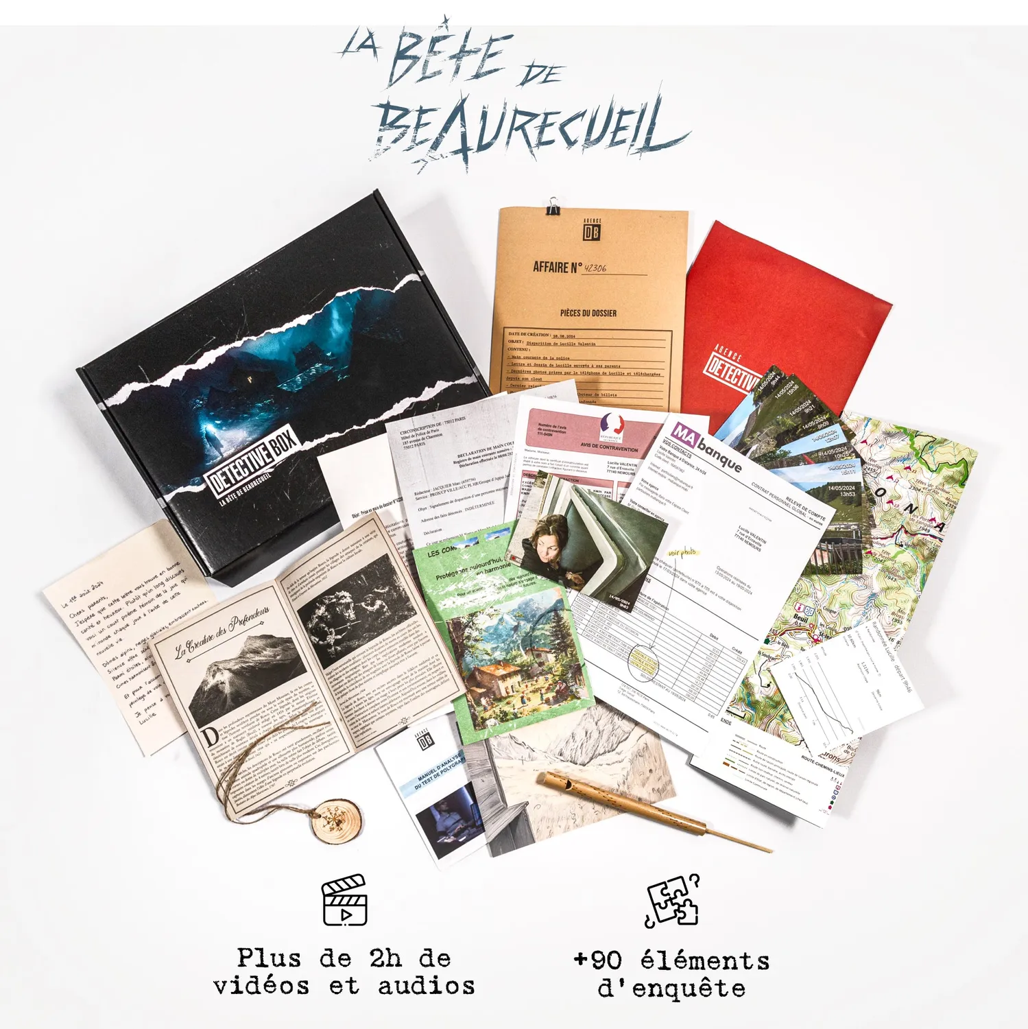 Detective Box Pack 3 enquêtes jeu enquête 3 aventures