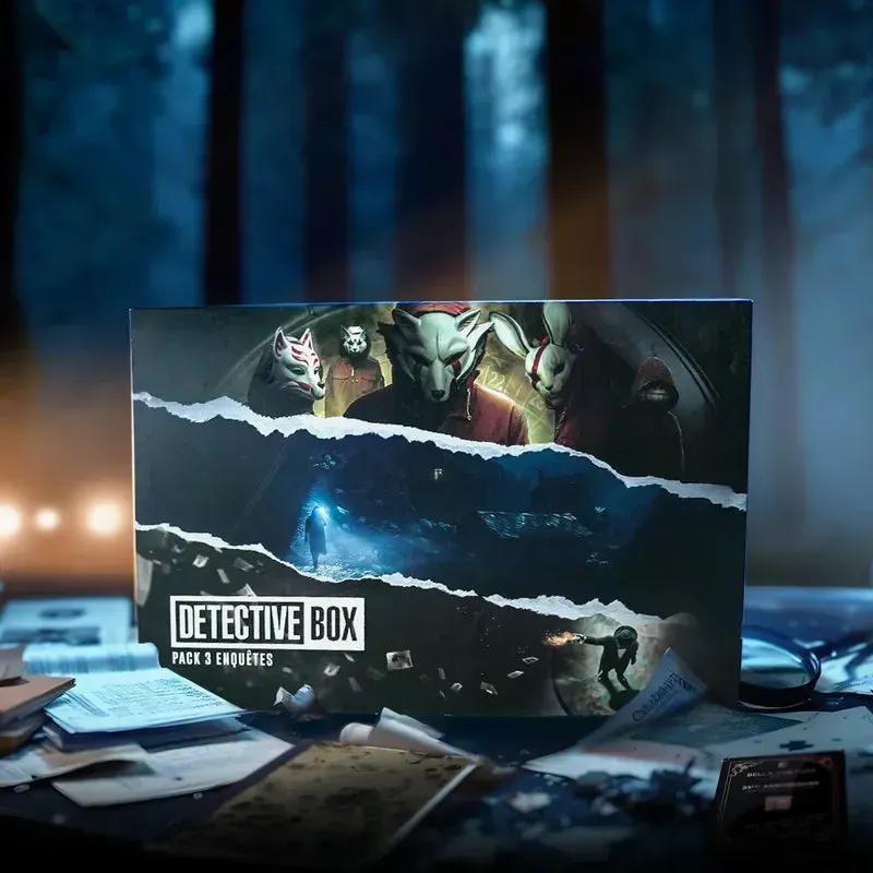 Detective Box Pack 3 enquêtes jeu enquête 3 aventures