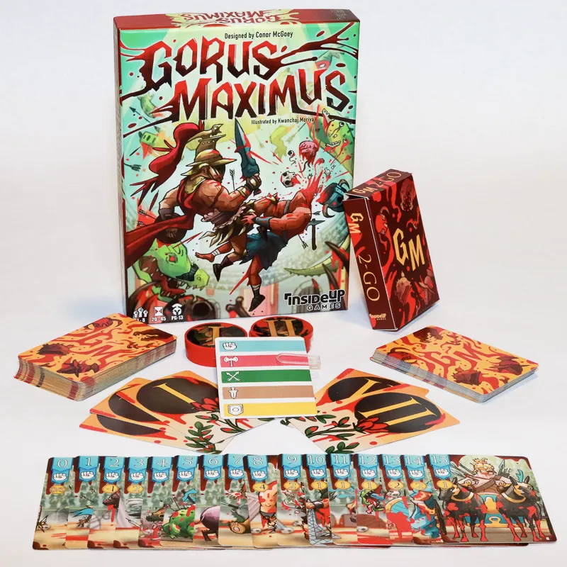 Inside Up Games Gorus Maximus jeu de plis arène