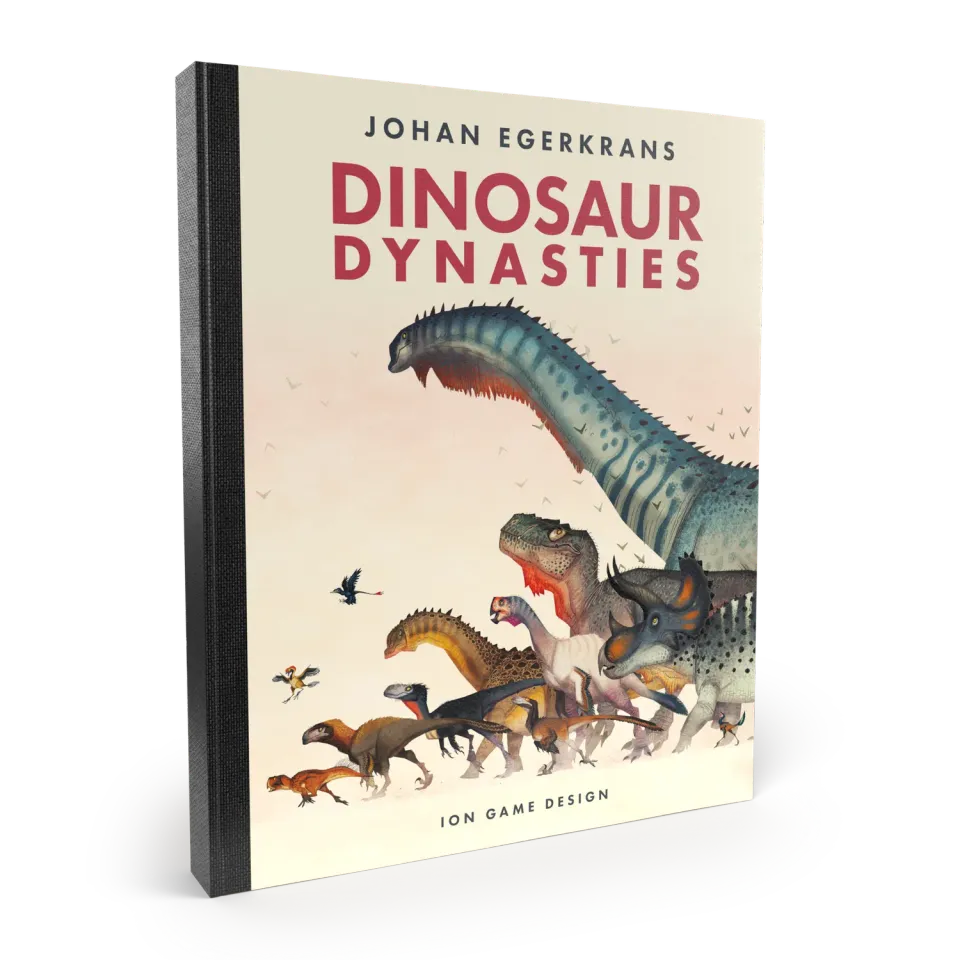 ION Game Design Dinosaur Dynasties Book livre jeu anglais