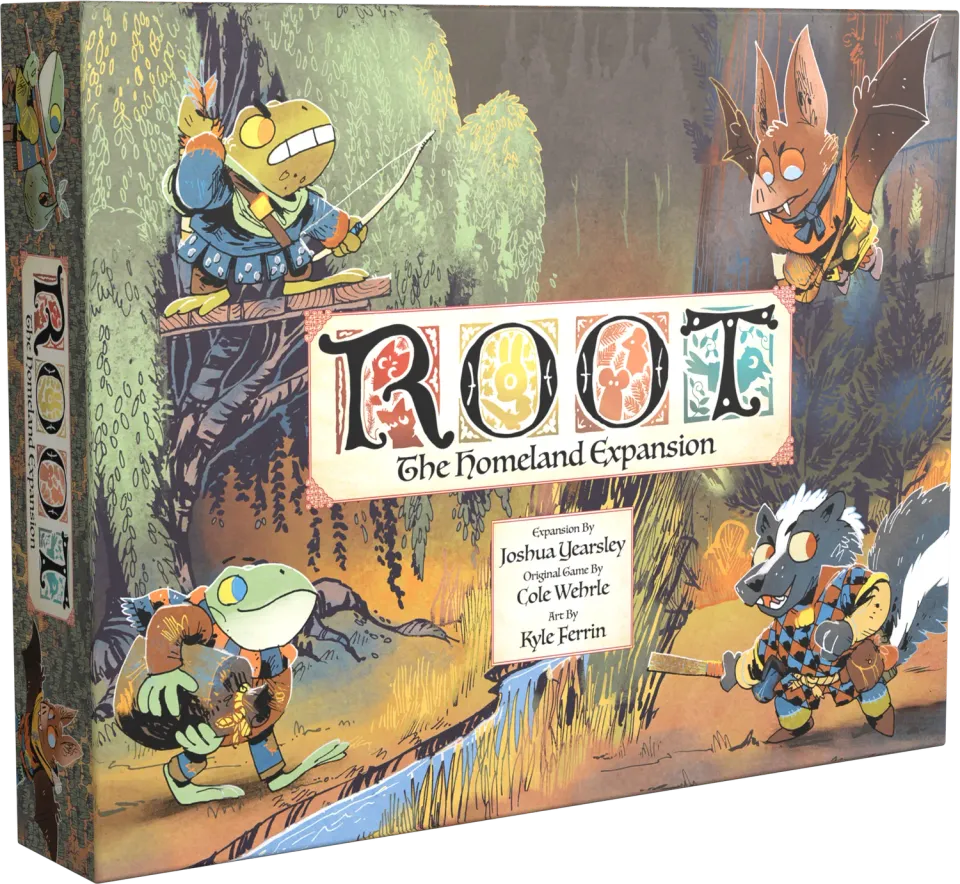 Leder Games Root Homeland extension 3 factions
