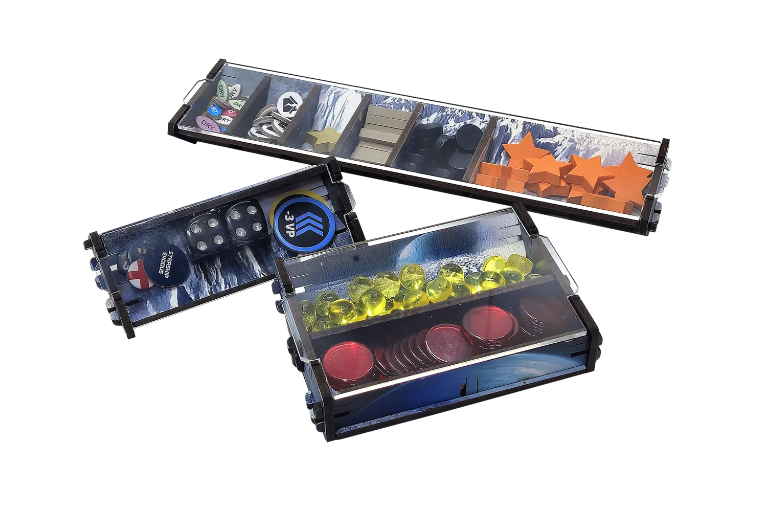 ION Game Design High Frontier 4 All insert E-Raptor rangement