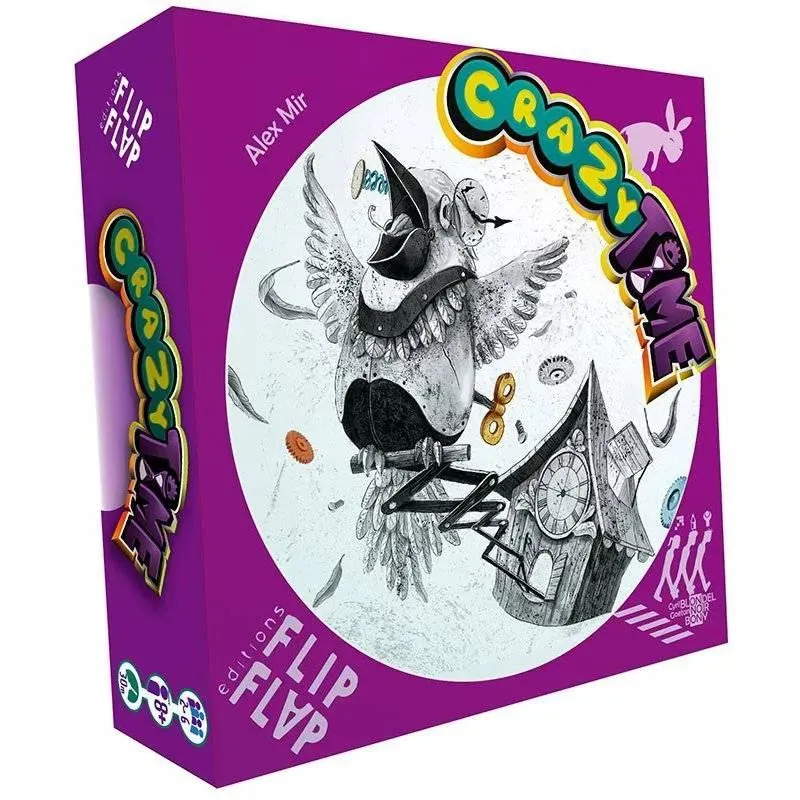 Flip Flap Crazy Time jeu de cartes ambiance