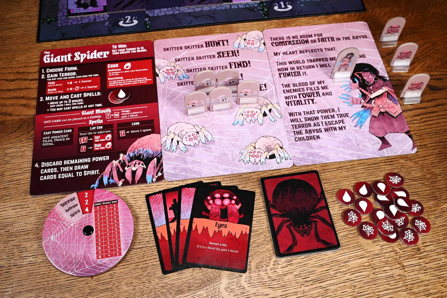 Leder Games Vast Mysterious Manor jeu de base manoir asymétrique