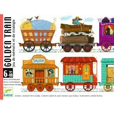 Flip Flap Golden Train jeu de cartes western