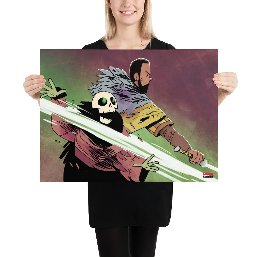Leder Games Vast Distain affiche art print Paladin 8x10