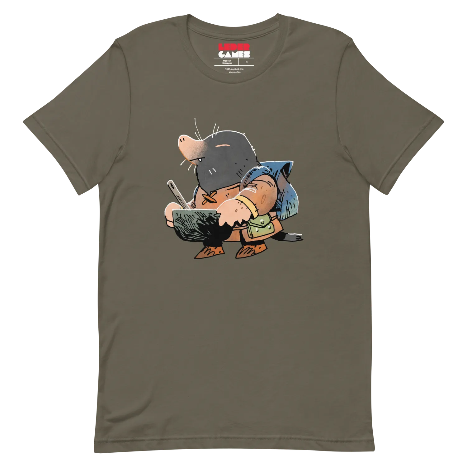 Leder Games Root Underground Duchy t-shirt ash léger