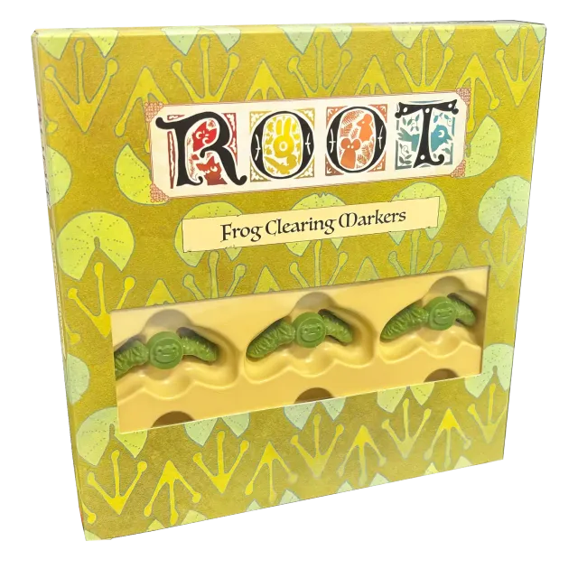 Leder Games Root Frog Clearing Markers marqueurs grenouille deluxe