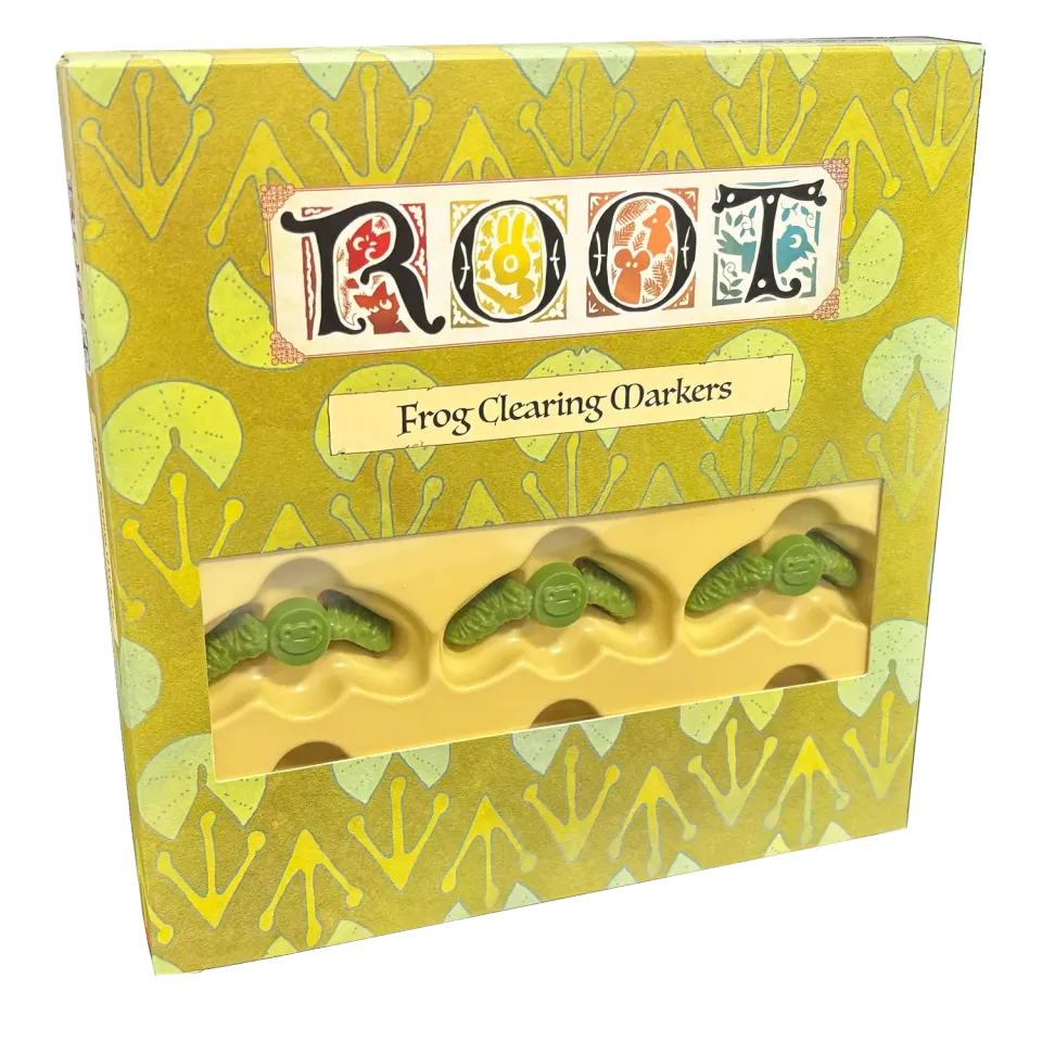 Leder Games Root Frog Clearing Markers marqueurs grenouille deluxe
