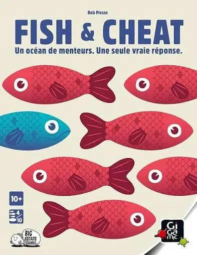 Flip Flap Editions Fish and cheat jeu de cartes bluff