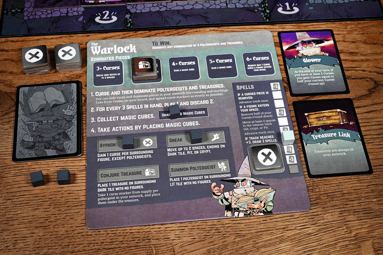 Leder Games Vast Mysterious Manor jeu de base manoir asymétrique