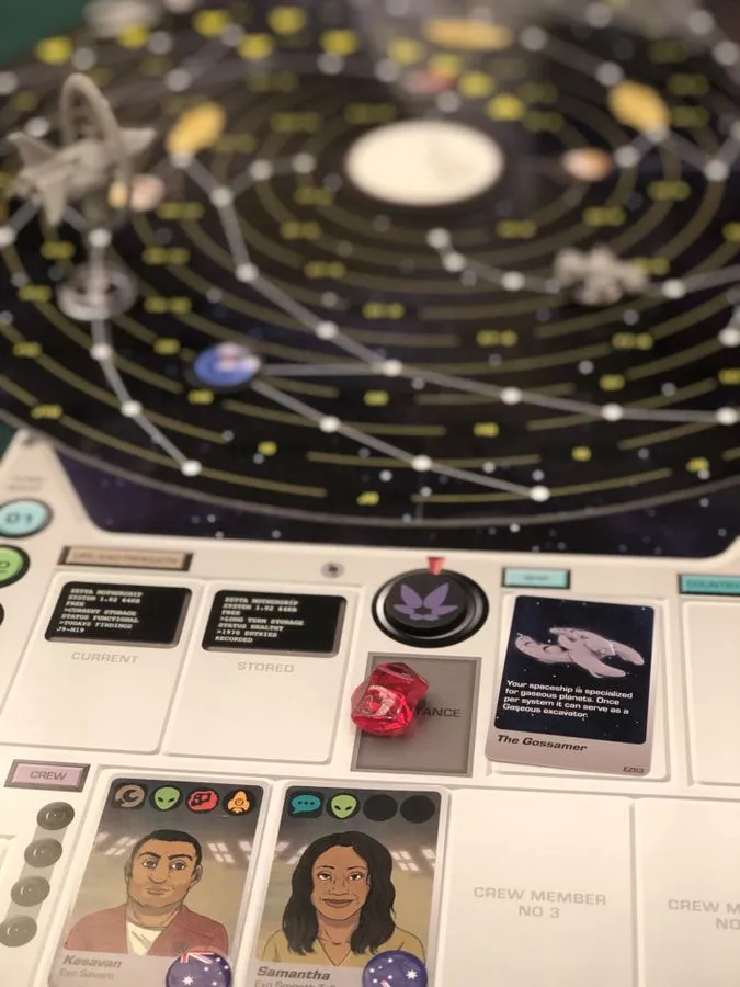ION Game Design Expedition Zetta jeu coopératif spatial solo