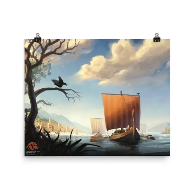 ION Game Design Pax Viking poster 20x16 mat