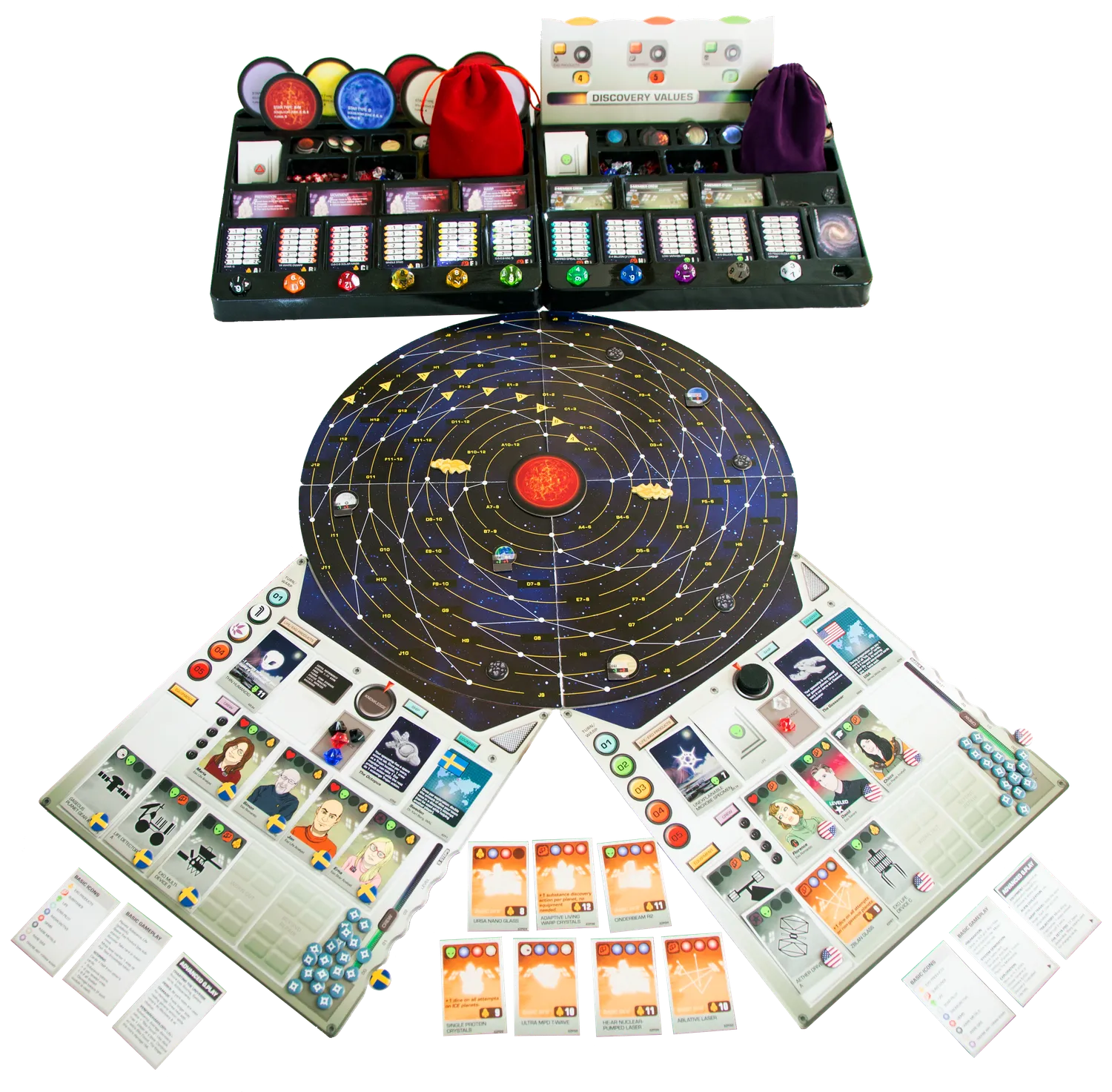 ION Game Design Expedition Zetta jeu société exploration 1-5 joueurs