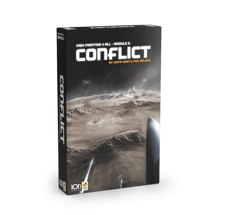 ION Game Design High Frontier 4 Conflict extension module 3 espace