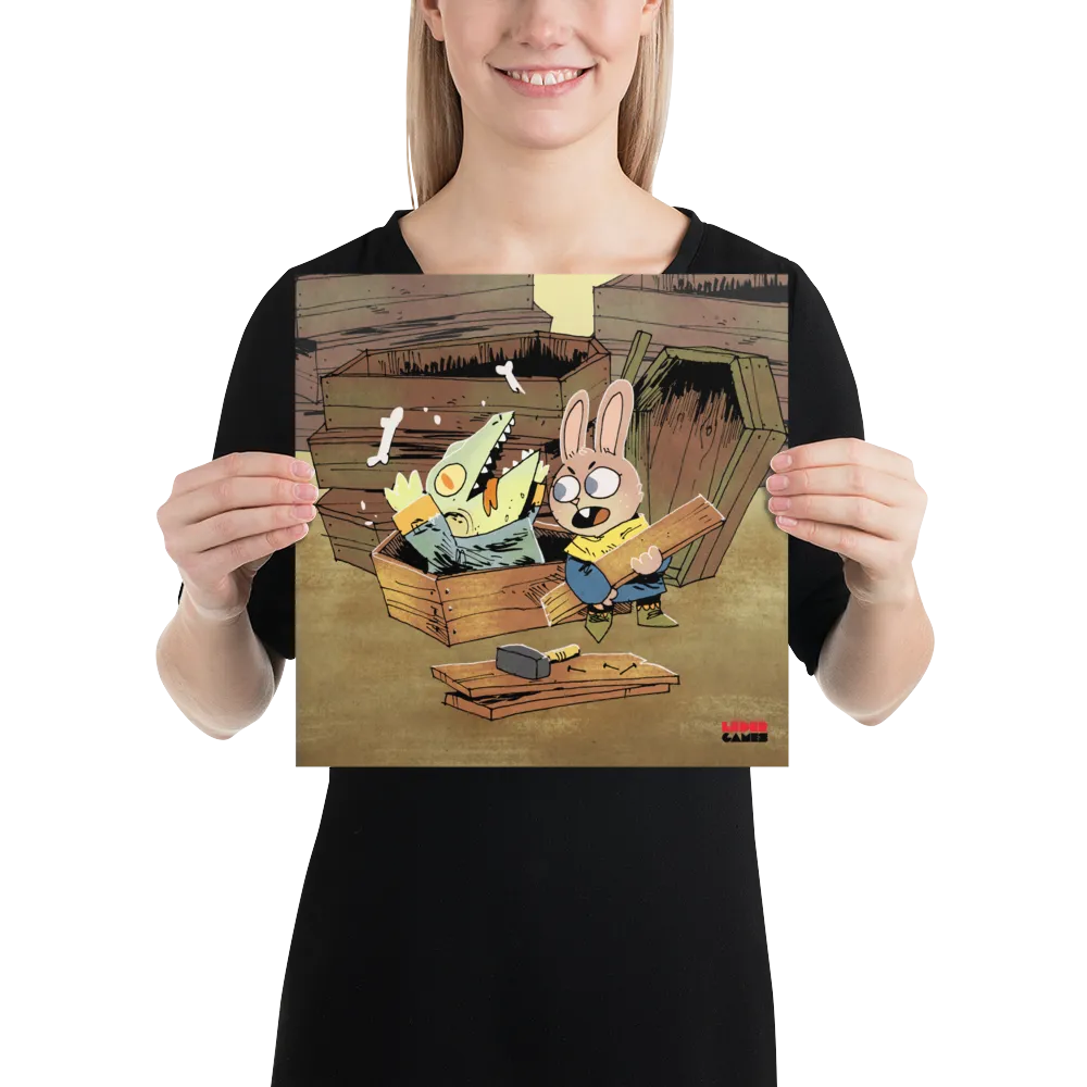 Leder Games Root Coffin Makers affiche 10x10 collection