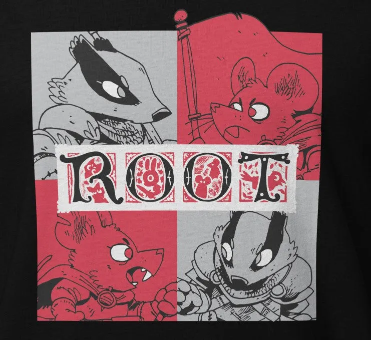 Leder Games Root Marauder Factions t-shirt noir M