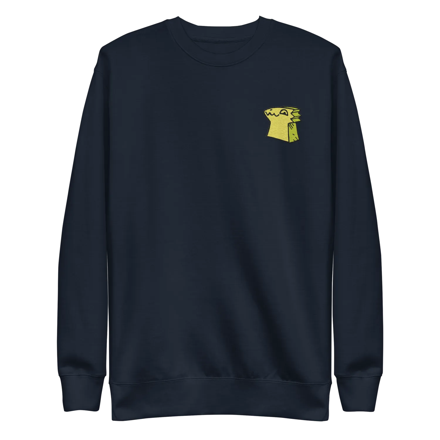 Leder Games Root Lizard Cult Meeple sweat bleu marine S brodé