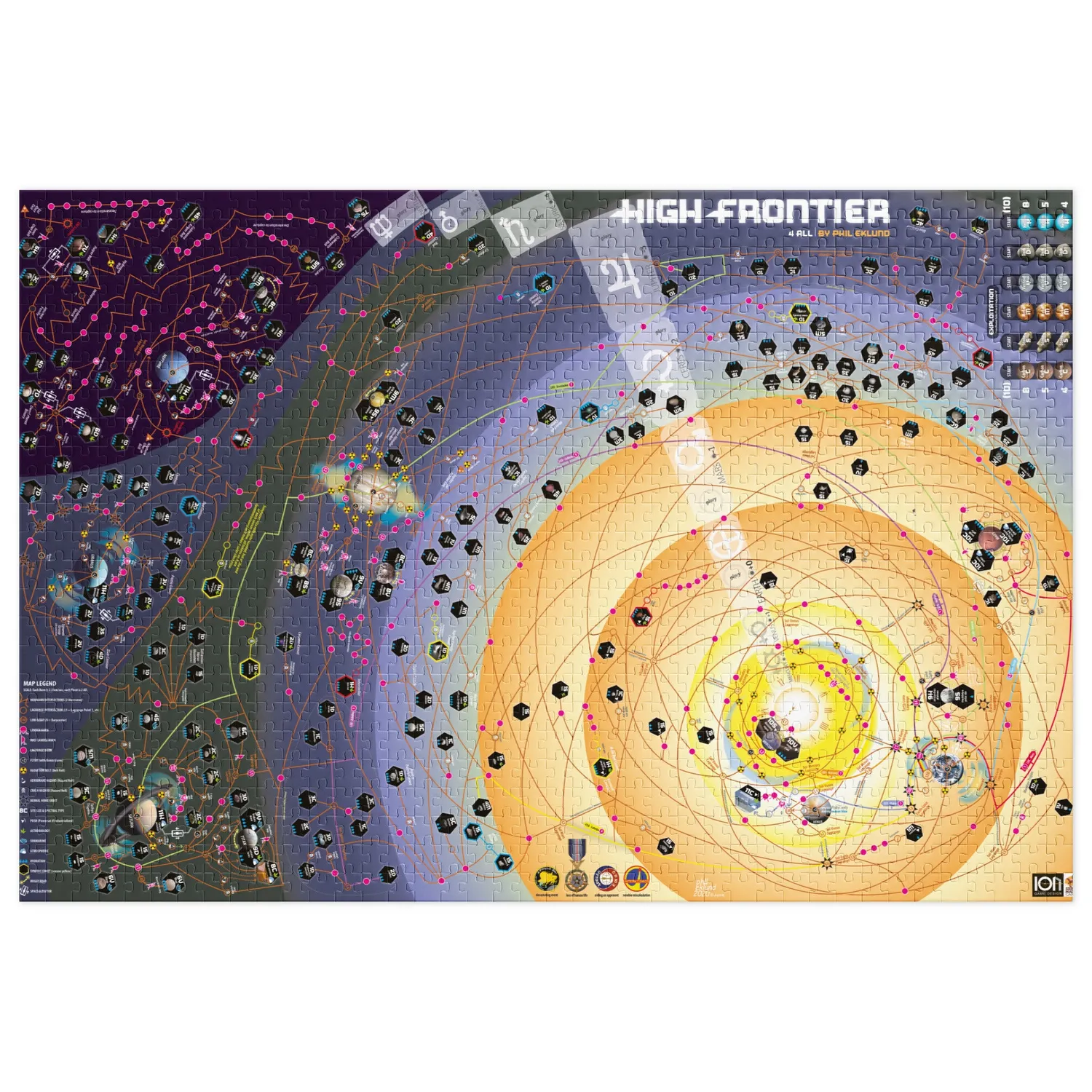 ION High Frontier 4 All puzzle 500 pièces boîte métal