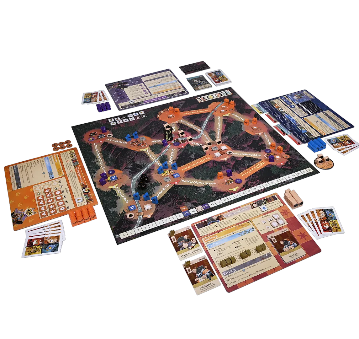 Leder Games Root Underworld extension jeu 2 factions