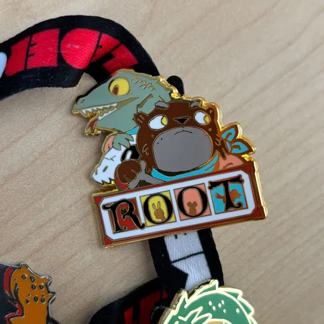 Leder Games Root Riverfolk pin's portrait loutre
