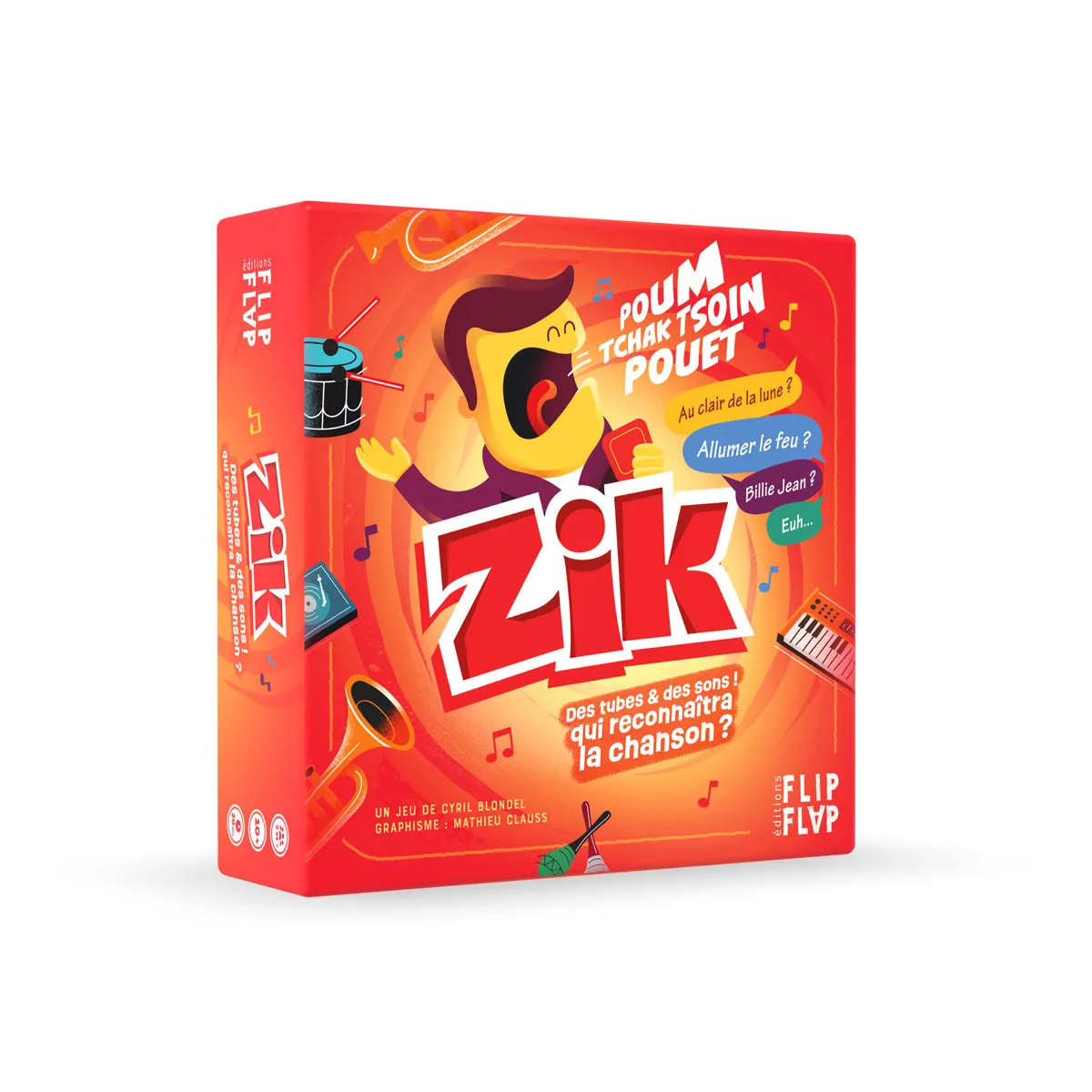 Flip Flap ZiK jeu d’ambiance blind test musical