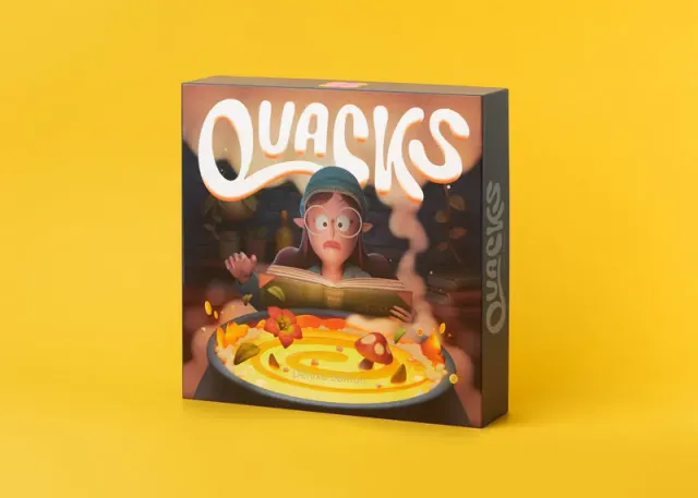 CMYK Quacks Deluxe jeu de société 3 boites potions