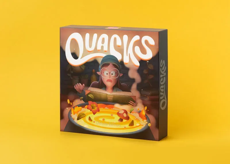 CMYK Quacks Deluxe jeu de société 3 boites potions