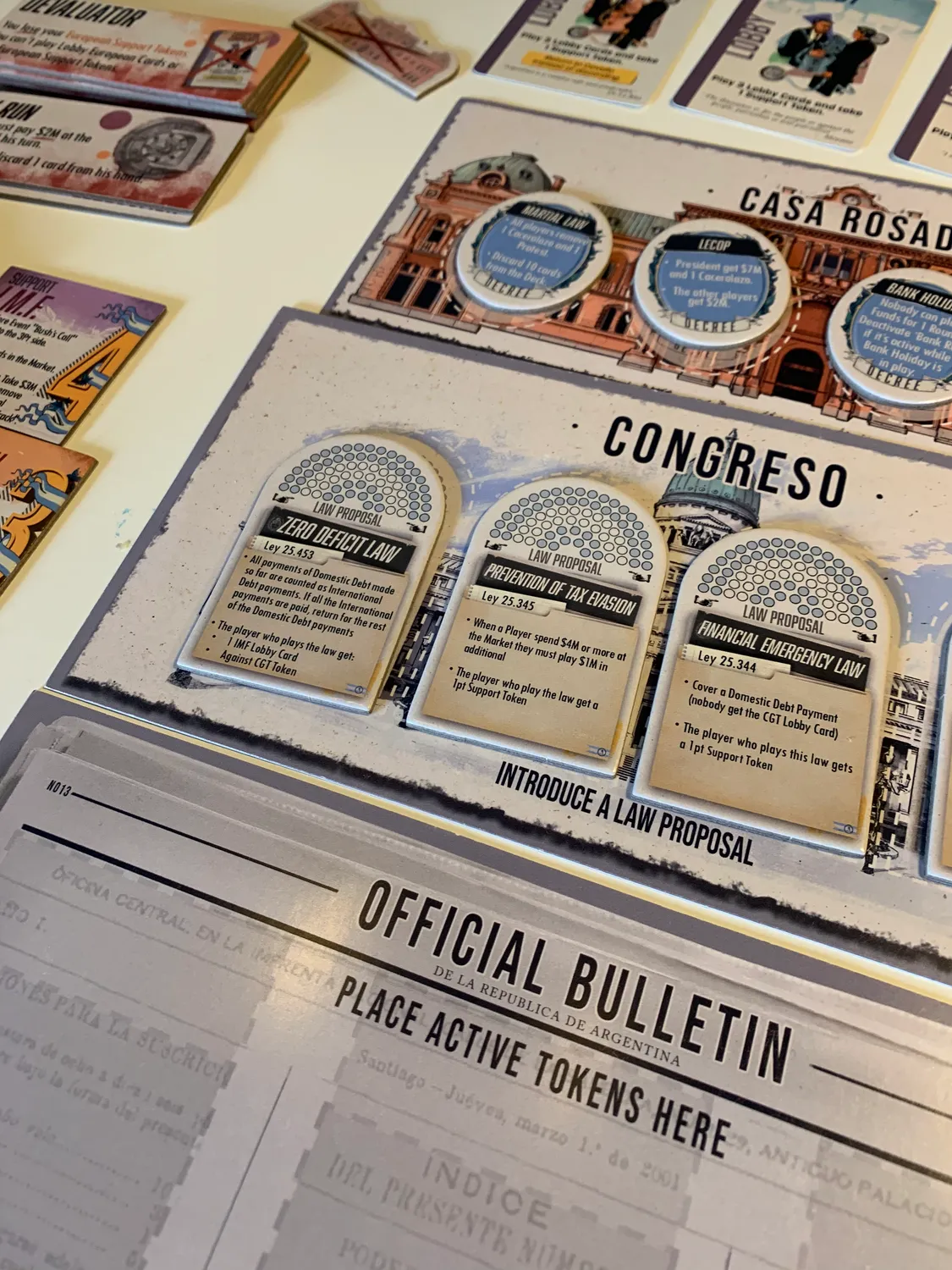 ION Game Design Derrocar jeu de société politique 1-5 joueurs
