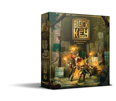 Inside Up Games Block and Key jeu de société 3D