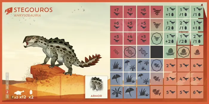 ION Game Design Dino Dynasty Armor Tail-Clubs extension