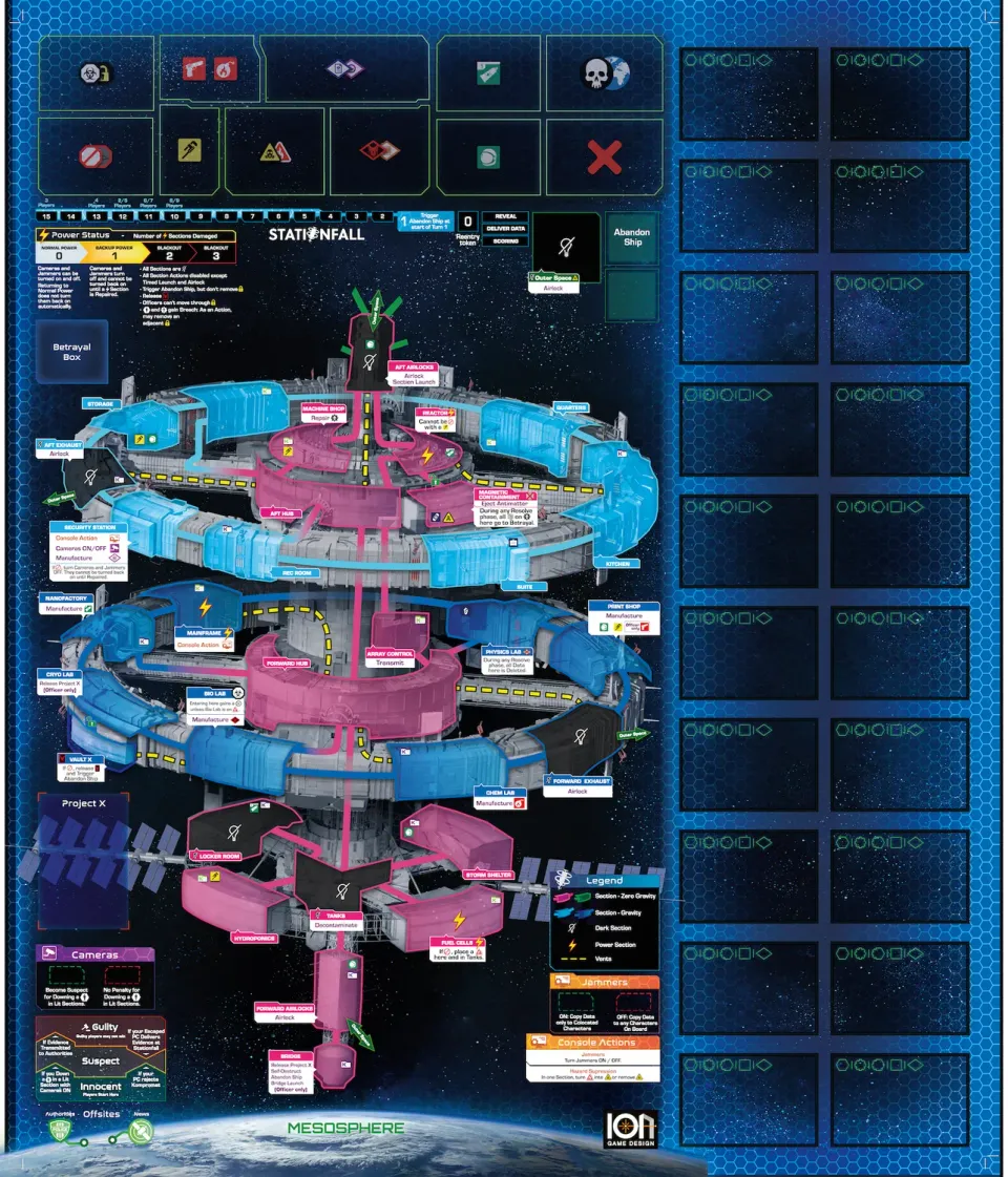 ION Game Design Stationfall tapis néoprène 1000x840 mm retail