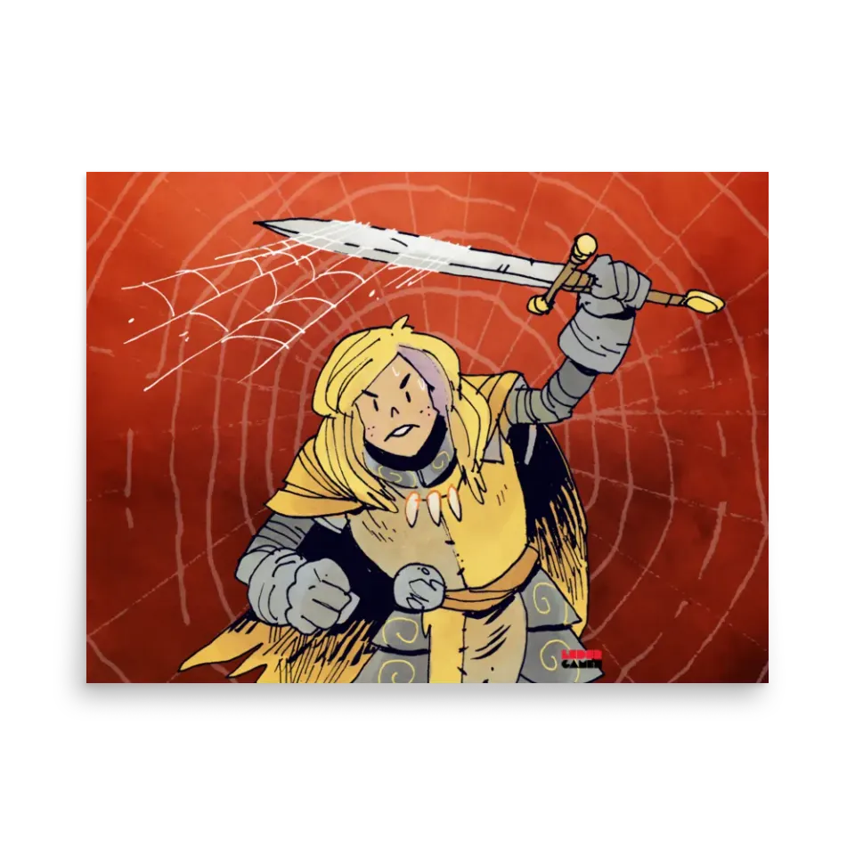 Leder Games Vast Persistent affiche 25x25 chevalier