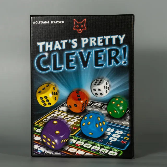 CMYK That's Pretty Clever jeu de dés carton 12 jeux