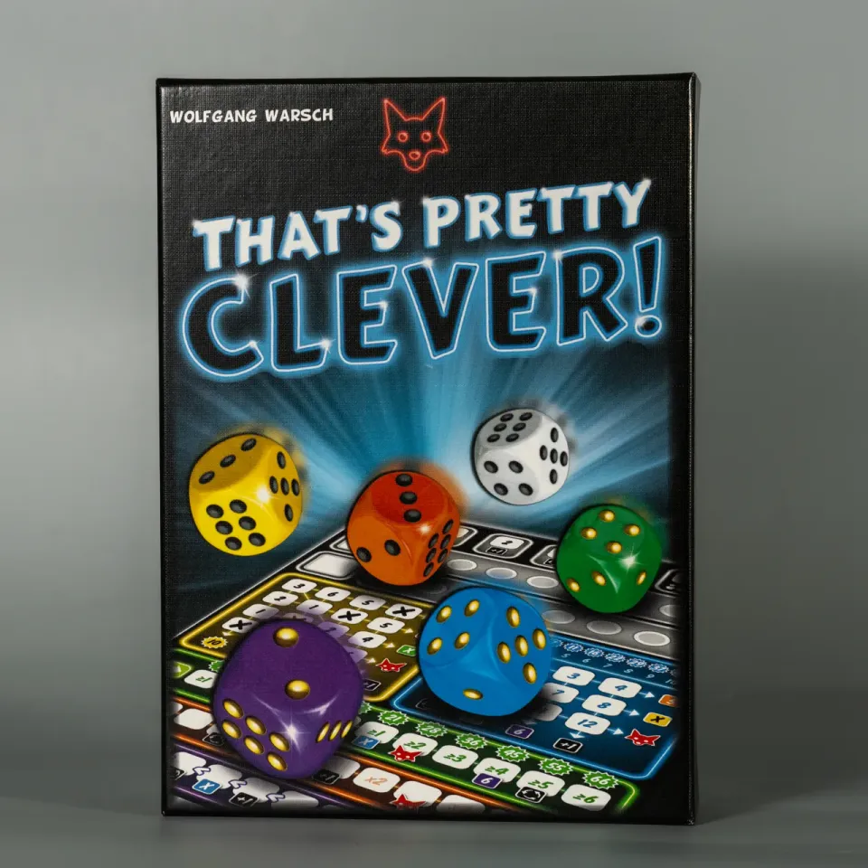 CMYK That's Pretty Clever jeu de dés carton 12 jeux